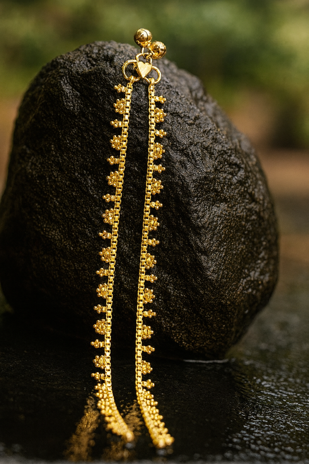 Stunning Gold Look Anklets - ANK - 1118