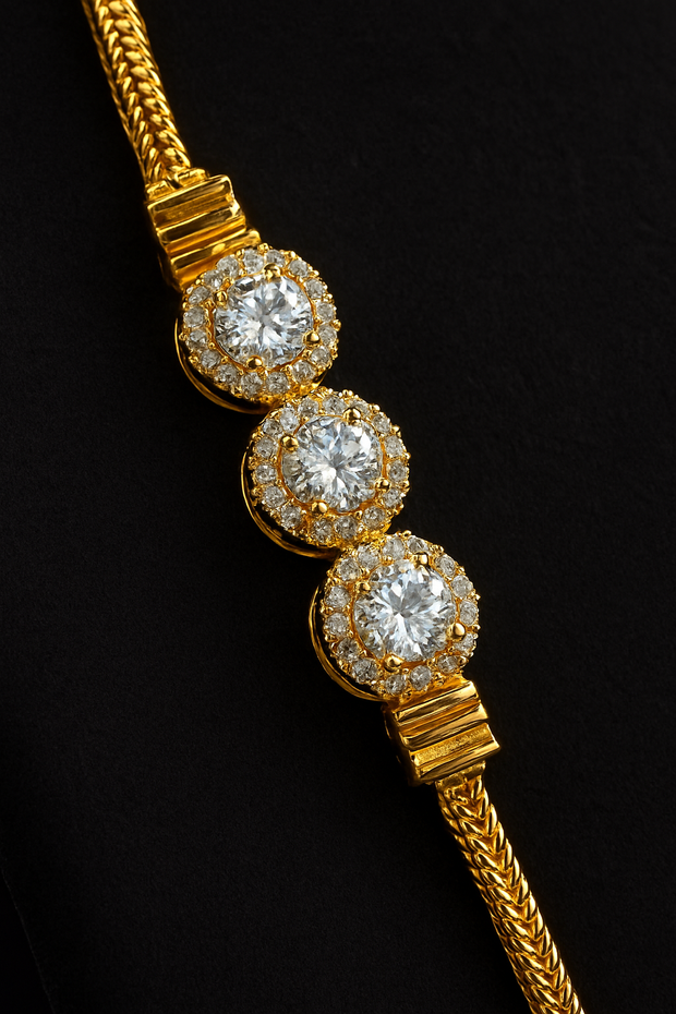 Mogapu Chain with White Stone - MCS 1111