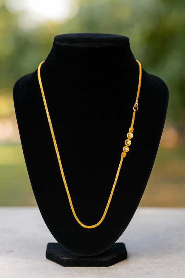 Mogapu Chain with White Stone - MCS 1111