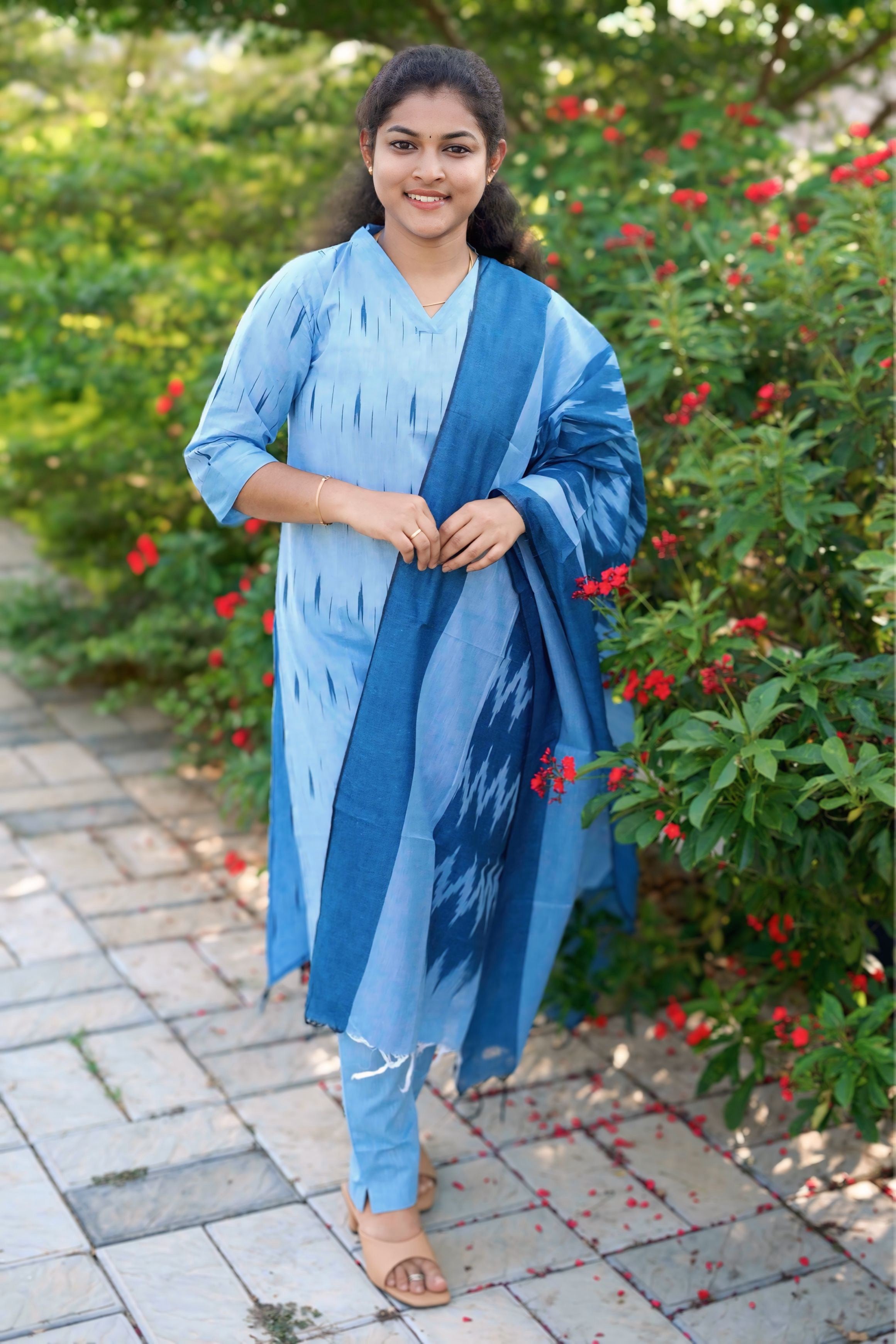 Handloom Ikkat Cotton Sets - HIC 1111