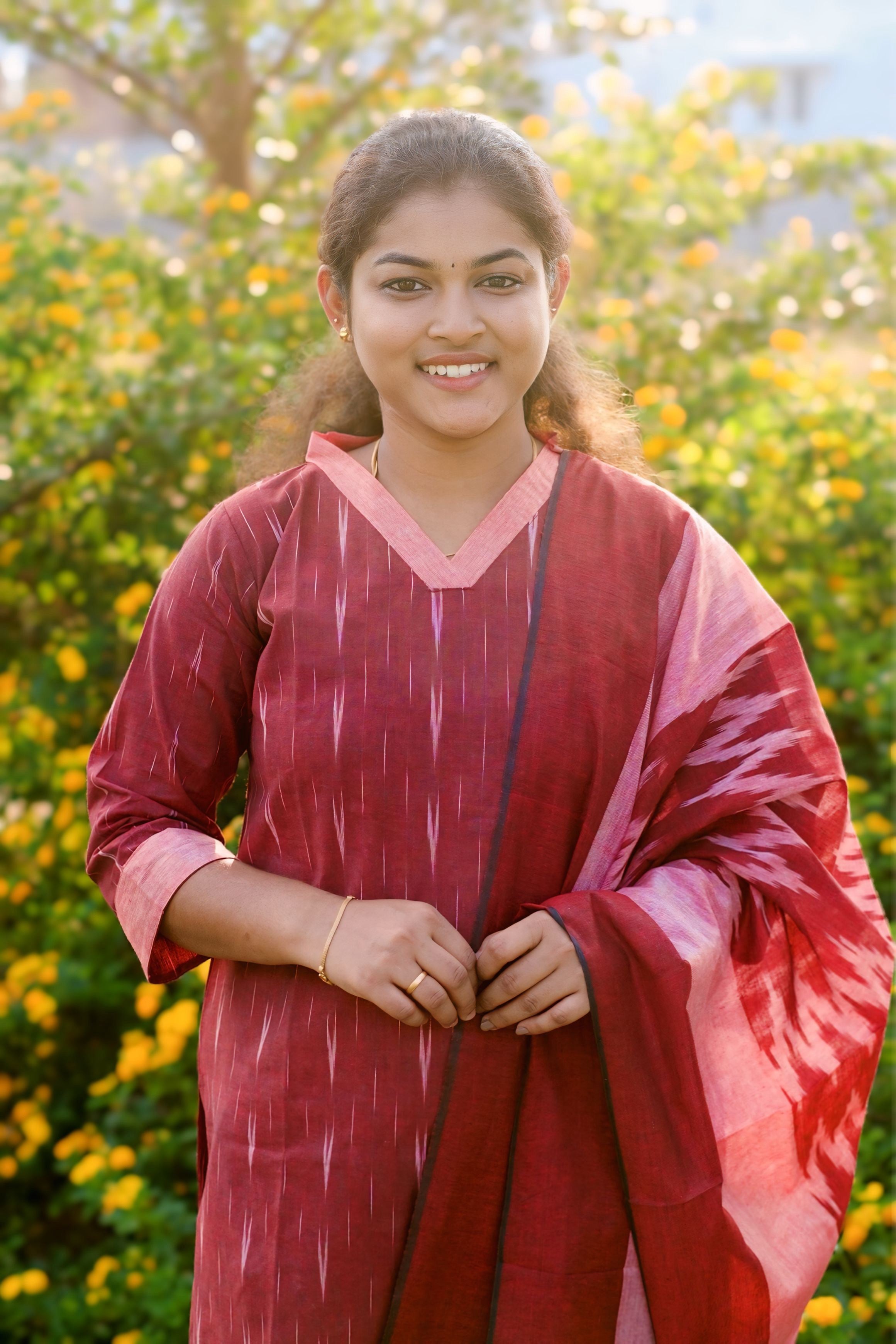 Handloom Ikkat Cotton Sets - HIC 1112