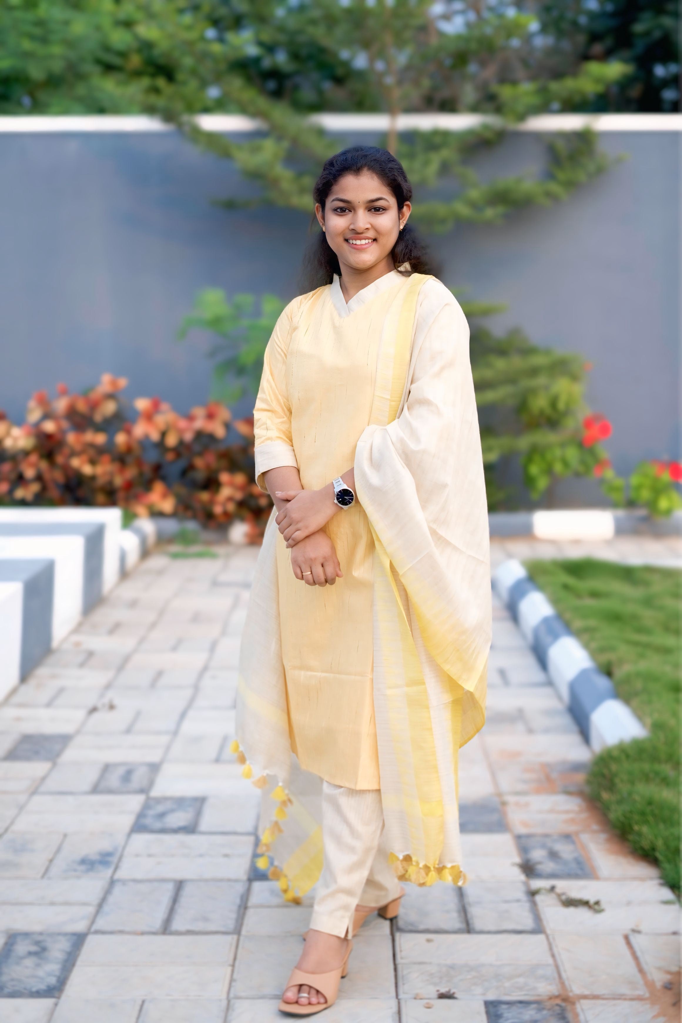 Khadi Silk Kurti & Dupatta - KSK 1111