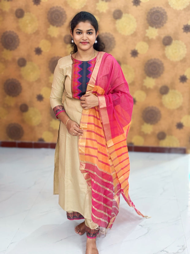 Kurta Palazzo set With Dupatta - PSD 1120