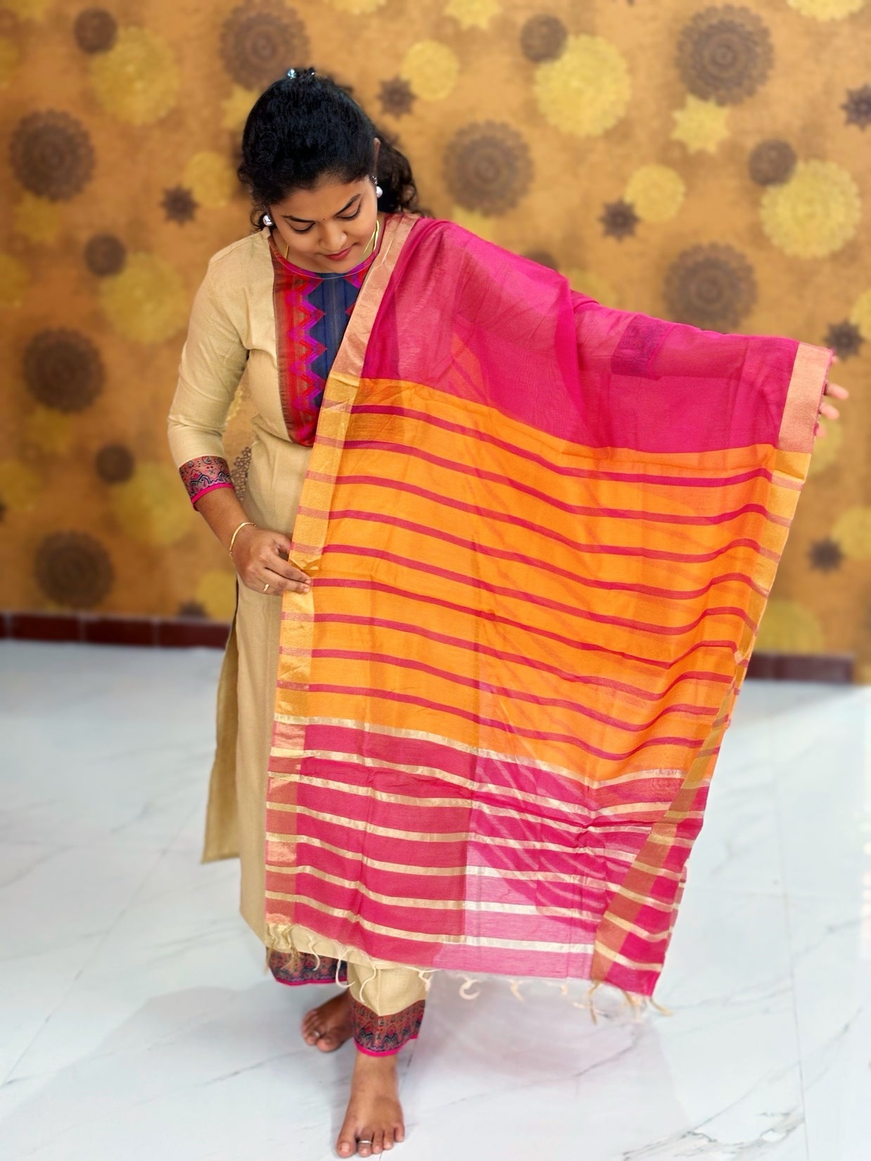 Kurta Palazzo set With Dupatta - PSD 1120