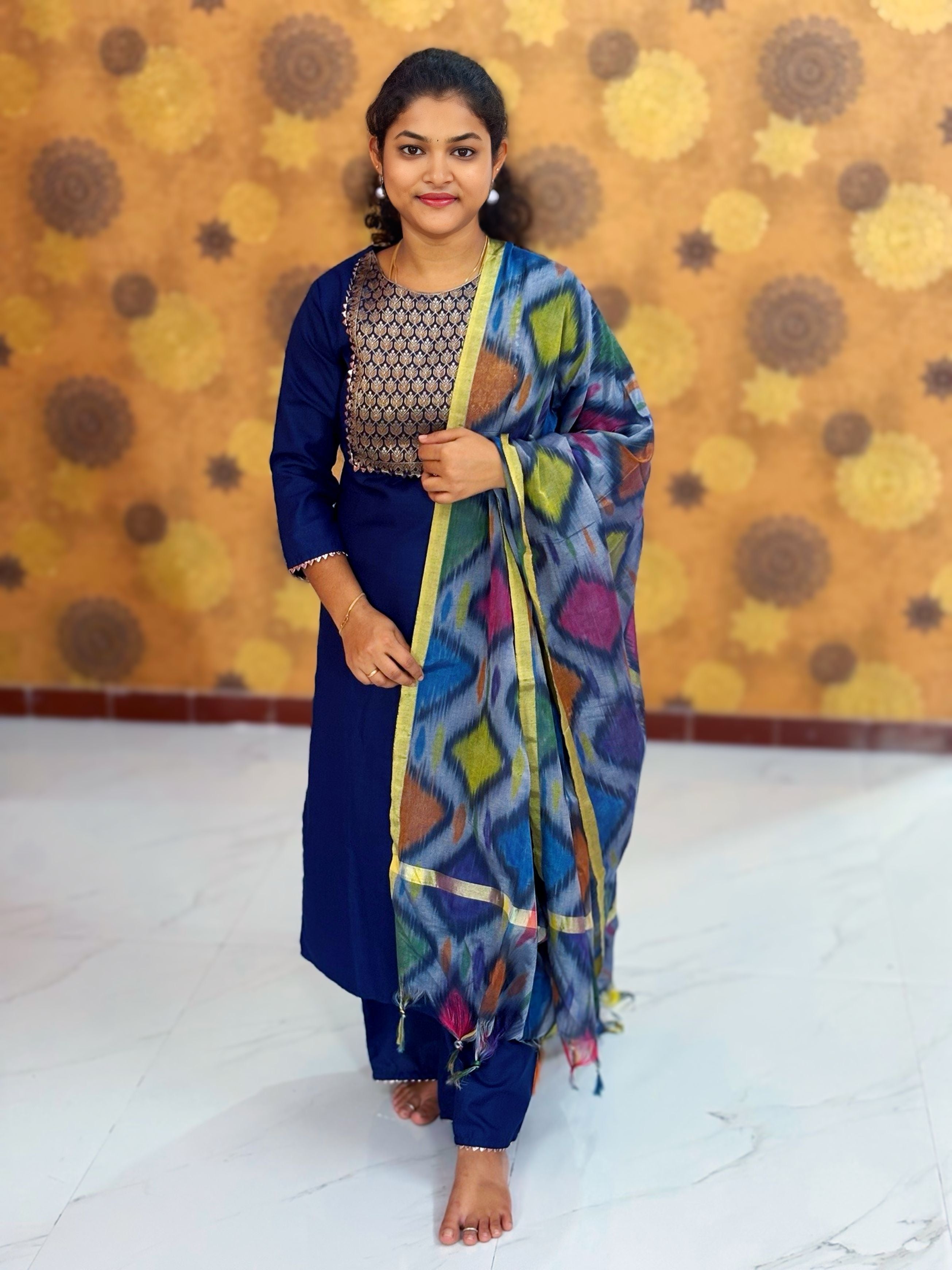 Kurta Palazzo set With Dupatta - PSD 1119