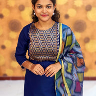 Kurta Palazzo set With Dupatta - PSD 1119