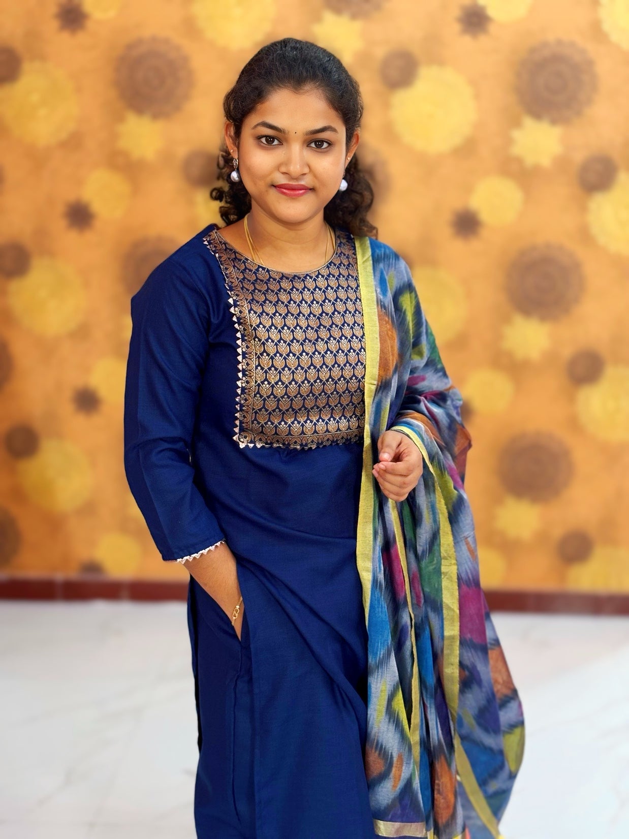 Kurta Palazzo set With Dupatta - PSD 1119