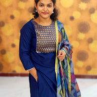 Kurta Palazzo set With Dupatta - PSD 1119