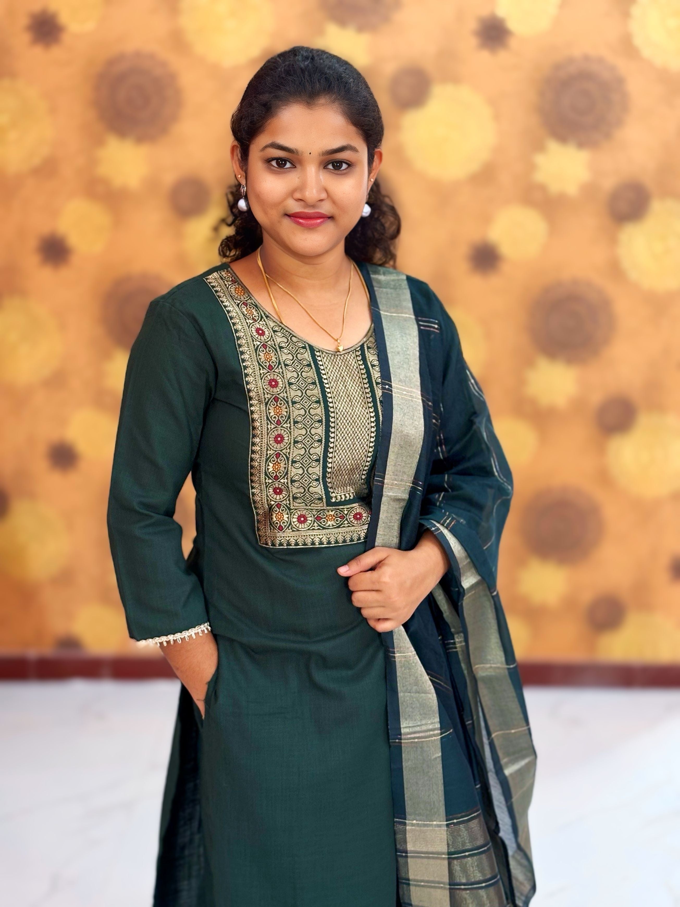 Kurta Palazzo set With Dupatta - PSD 1118