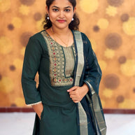 Kurta Palazzo set With Dupatta - PSD 1118