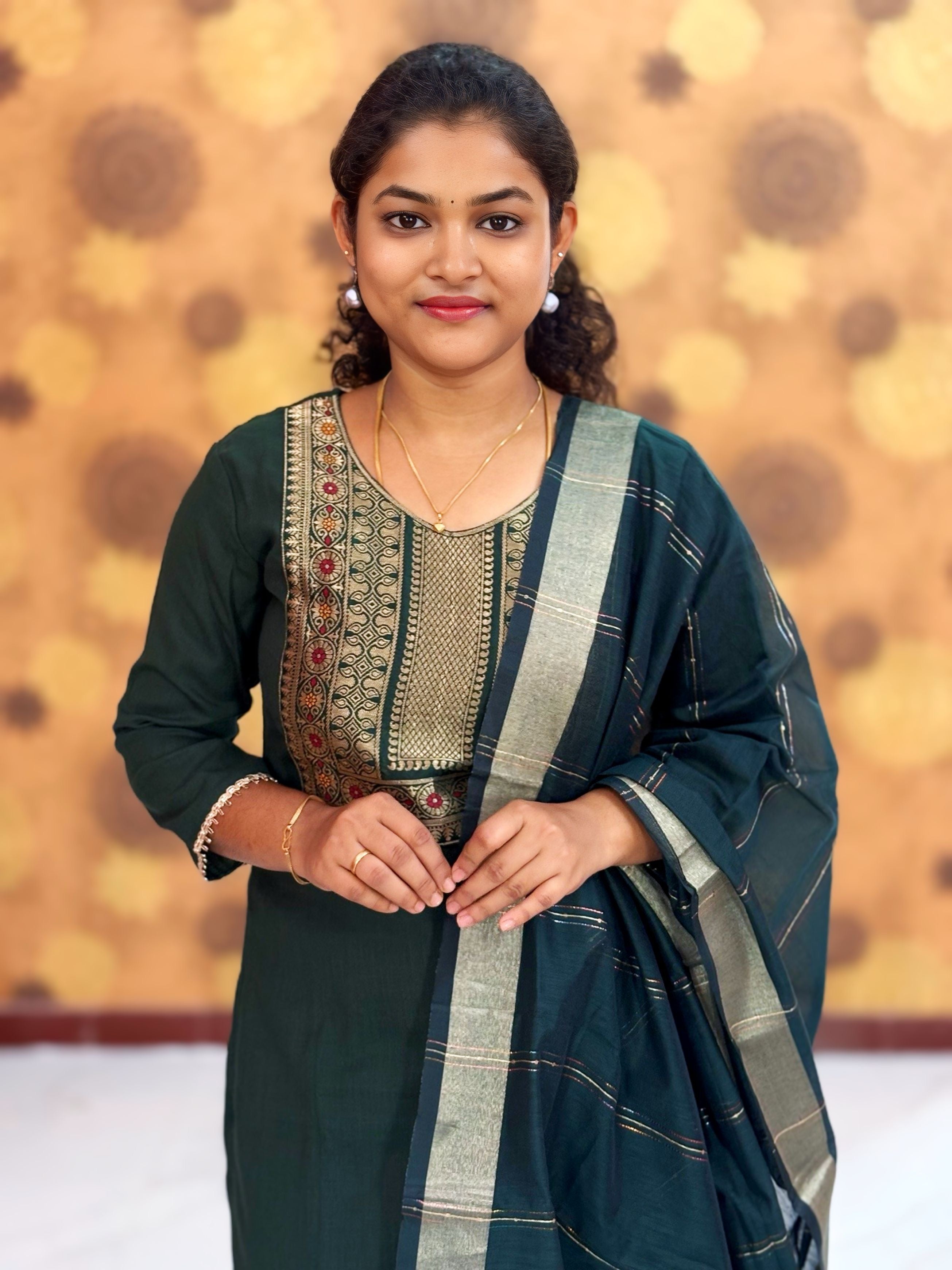 Kurta Palazzo set With Dupatta - PSD 1118