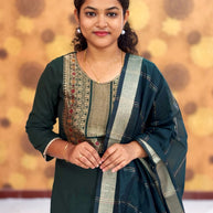 Kurta Palazzo set With Dupatta - PSD 1118