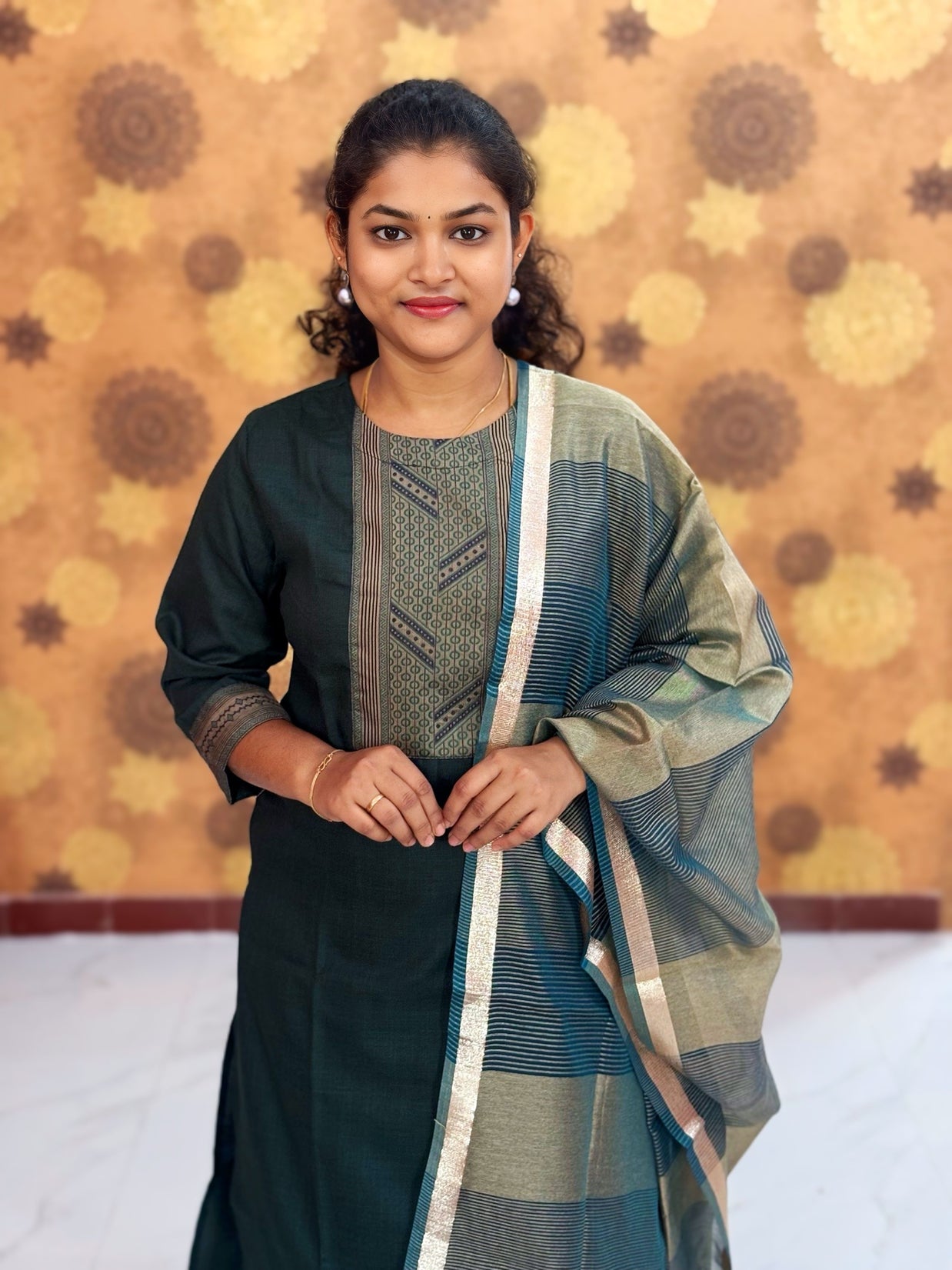 Kurta Palazzo set With Dupatta - PSD 1117