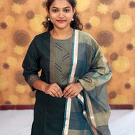 Kurta Palazzo set With Dupatta - PSD 1117