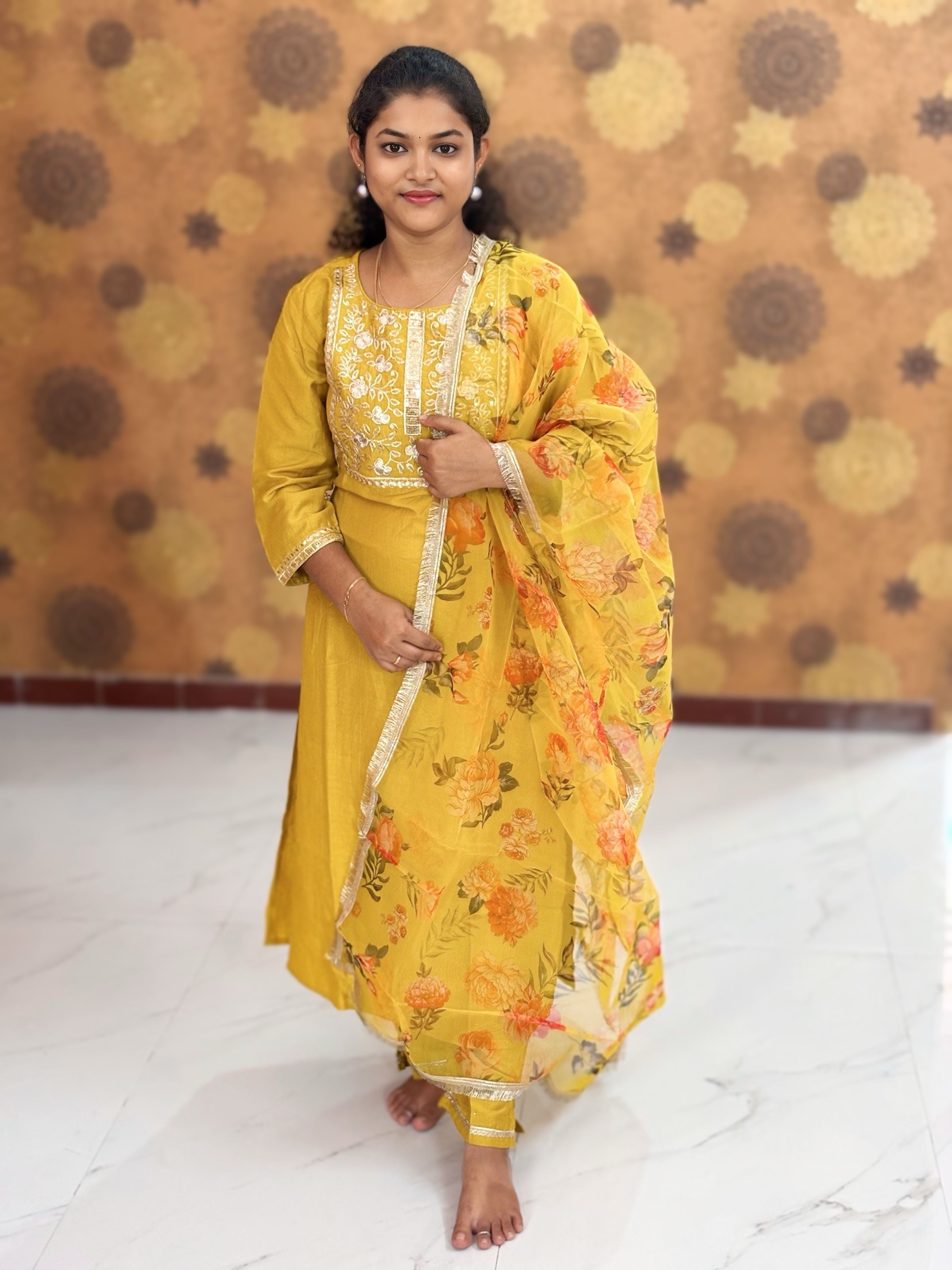 Kurta Palazzo set With Dupatta - PSD 1116