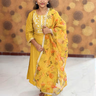 Kurta Palazzo set With Dupatta - PSD 1116