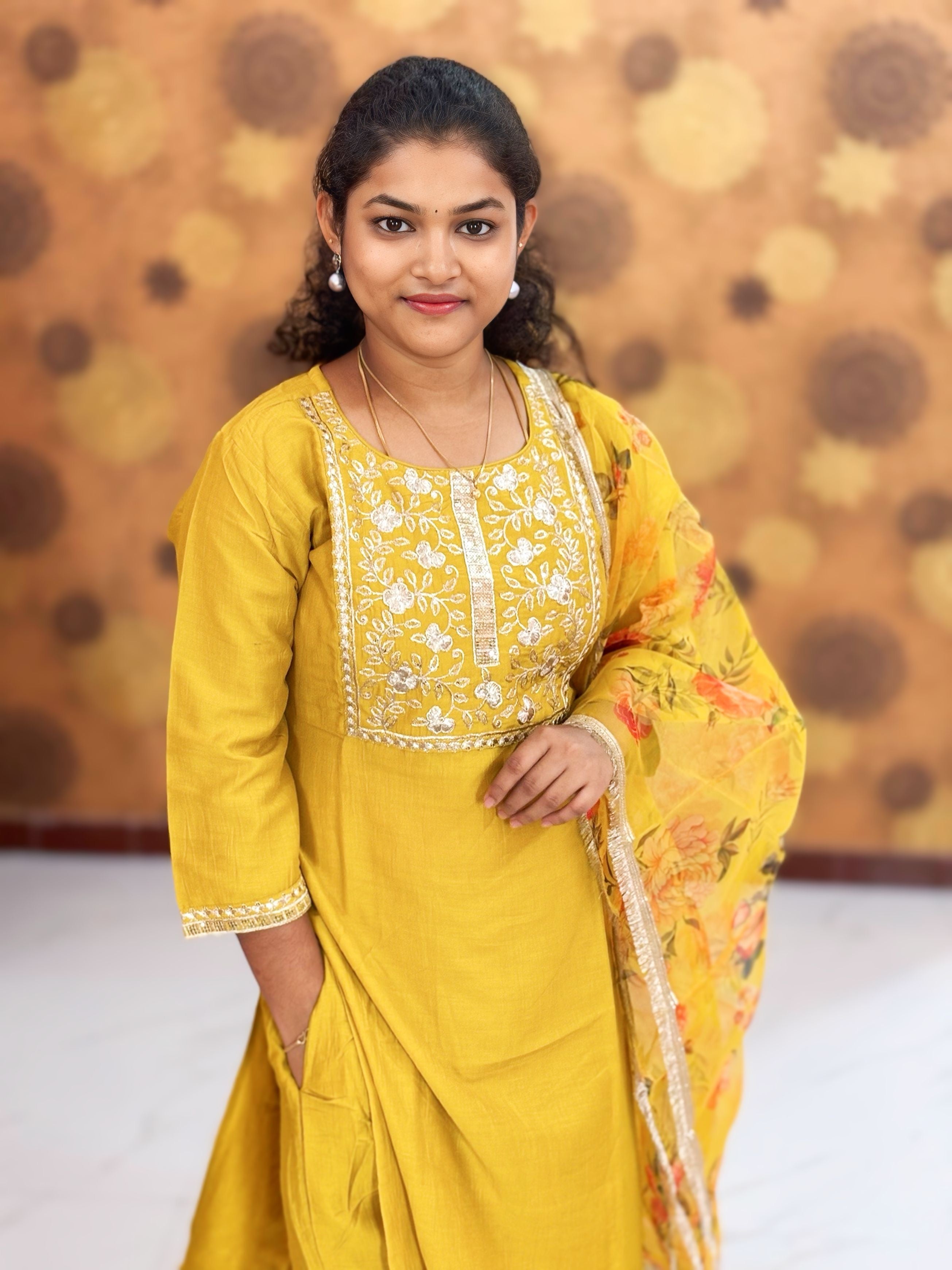 Kurta Palazzo set With Dupatta - PSD 1116