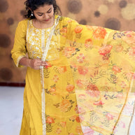 Kurta Palazzo set With Dupatta - PSD 1116