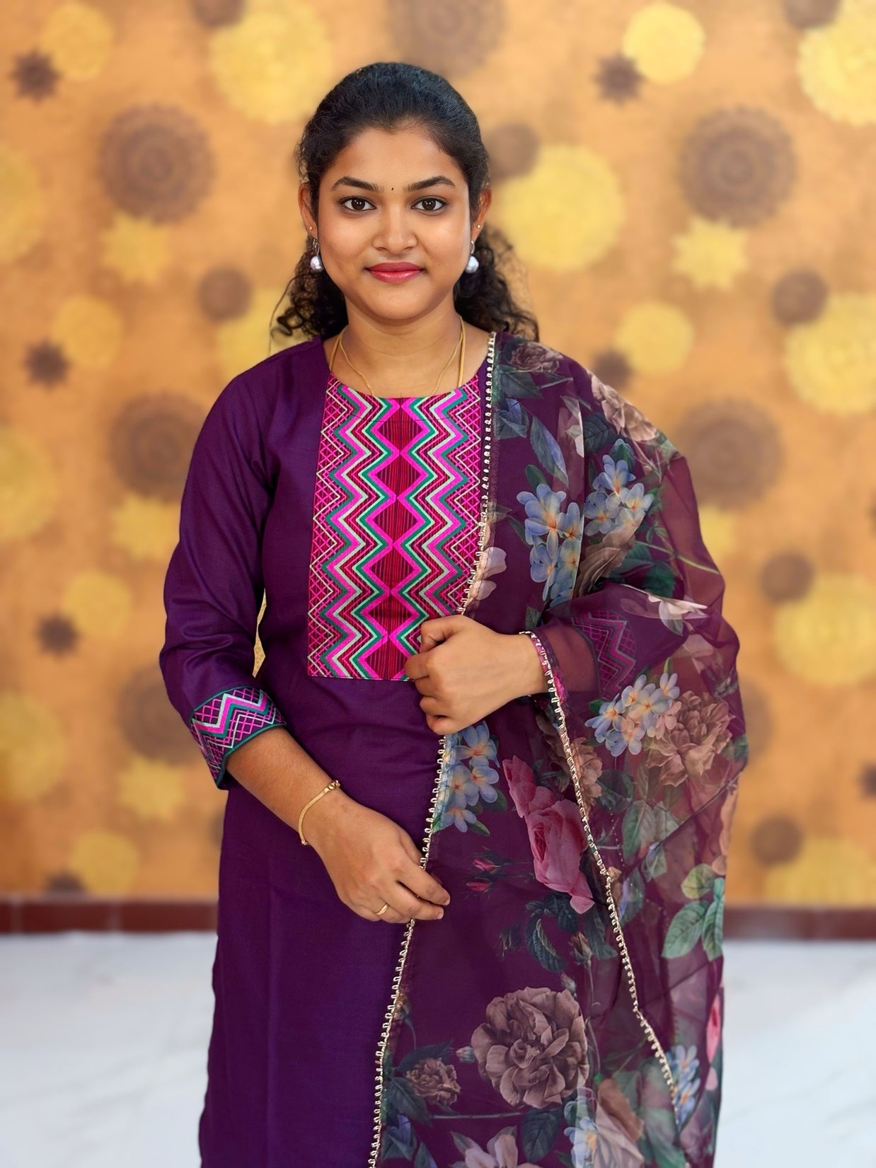 Kurta Palazzo set With Dupatta - PSD 1115