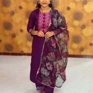 Kurta Palazzo set With Dupatta - PSD 1115