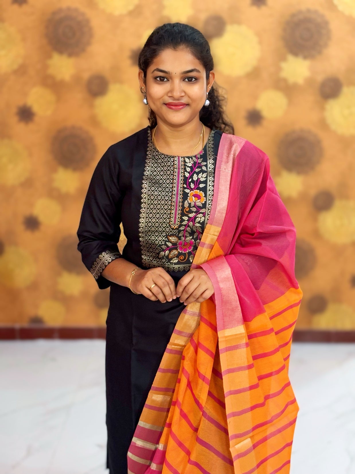 Kurta Palazzo set With Dupatta - PSD 1114