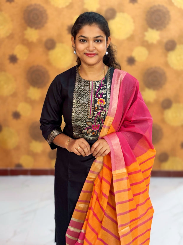 Kurta Palazzo set With Dupatta - PSD 1114