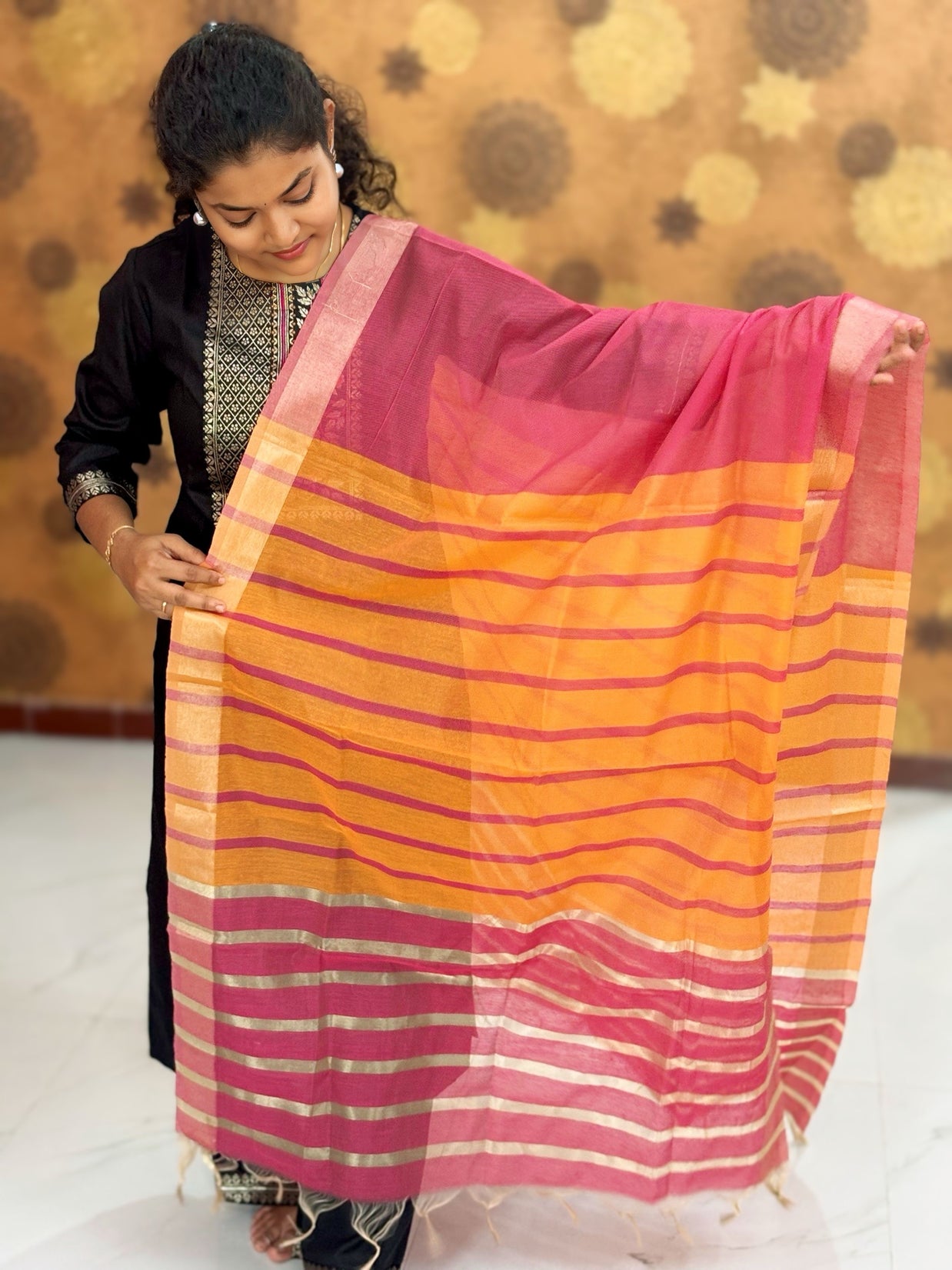 Kurta Palazzo set With Dupatta - PSD 1114