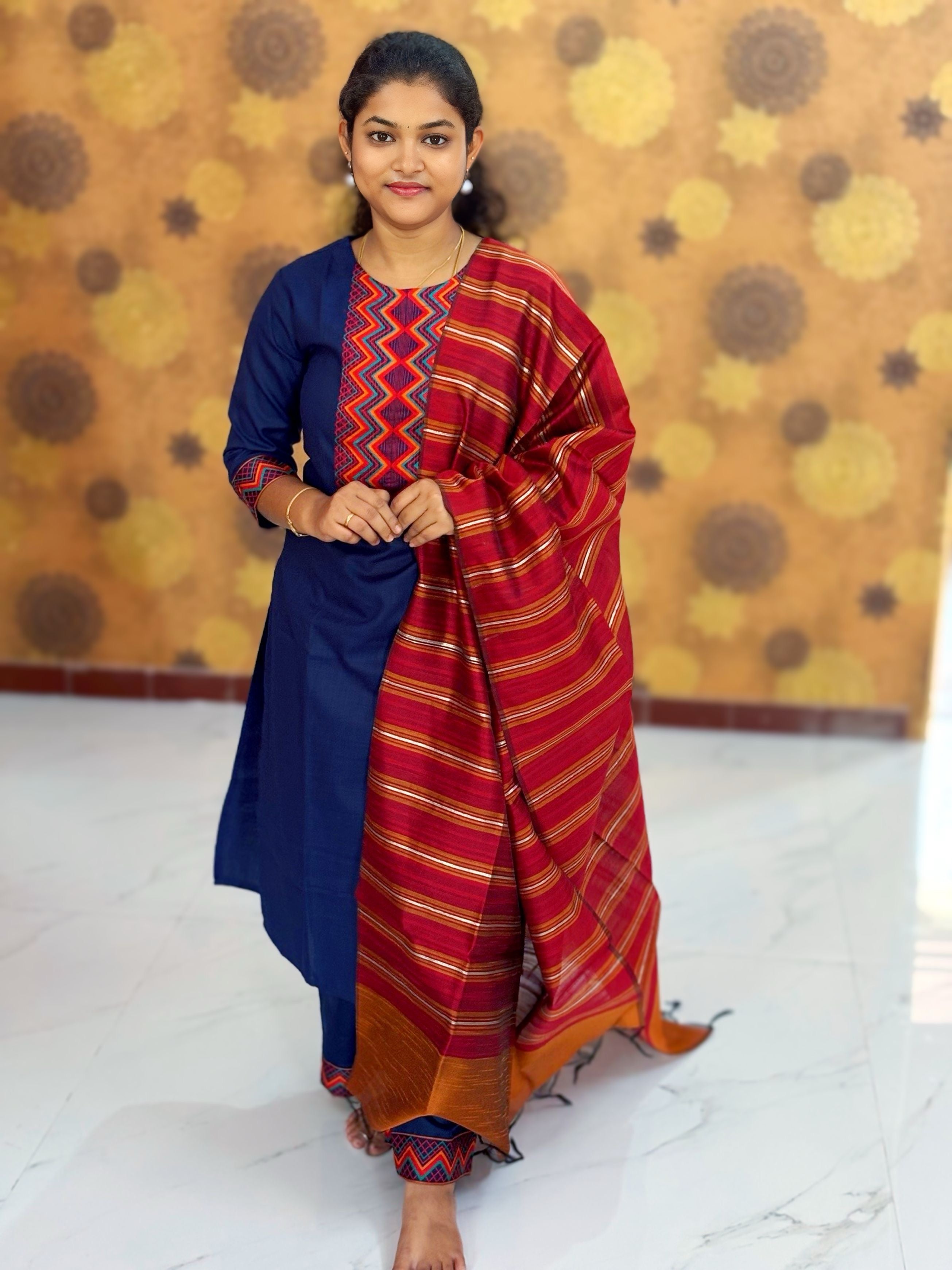 Kurta Palazzo set With Dupatta - PSD 1113