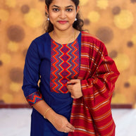 Kurta Palazzo set With Dupatta - PSD 1113