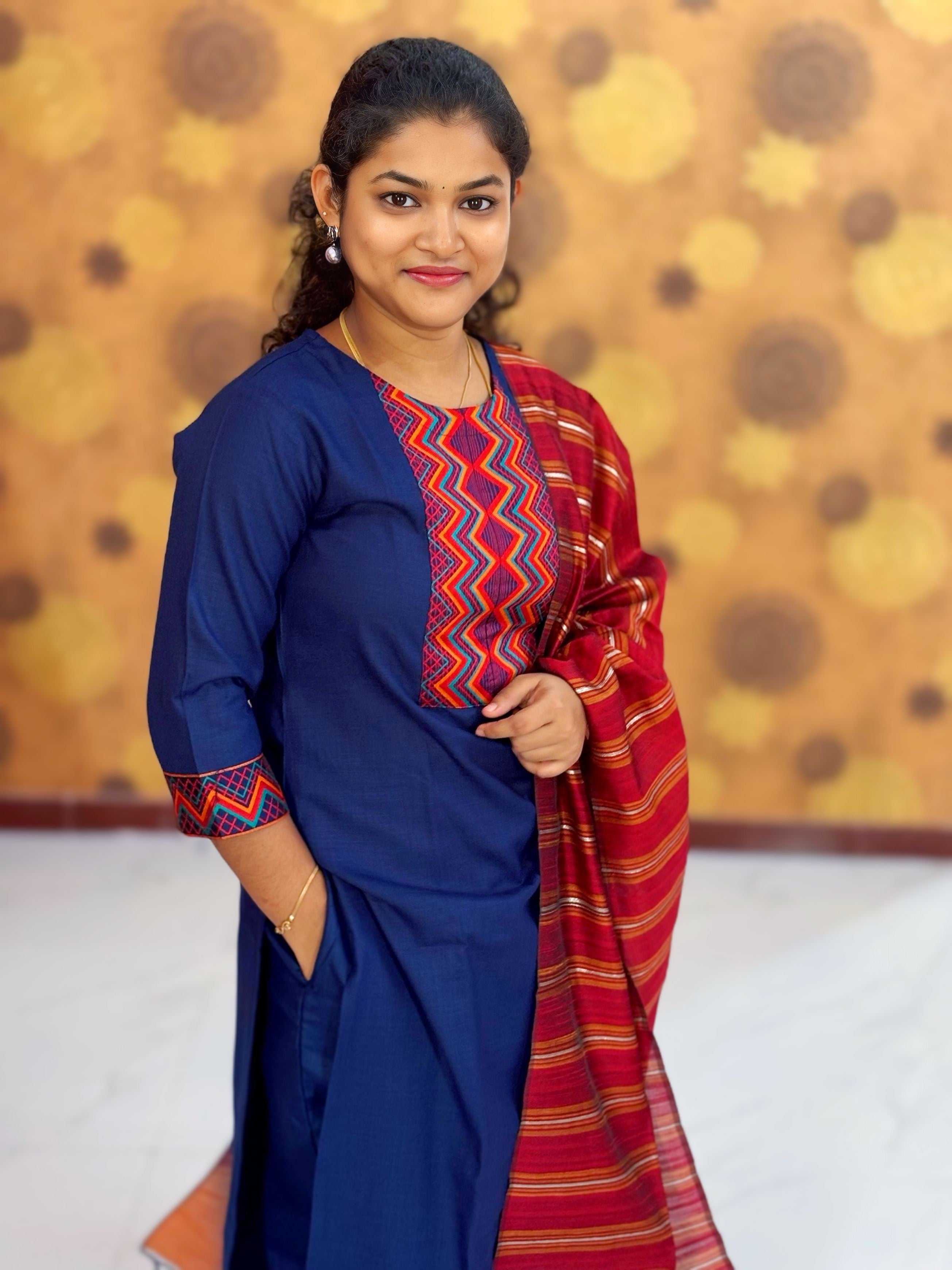 Kurta Palazzo set With Dupatta - PSD 1113