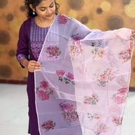 Kurta Palazzo set With Dupatta - PSD 1112