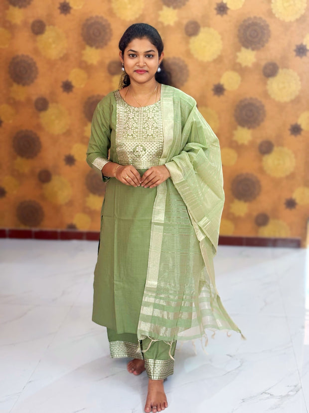 Kurta Palazzo set With Dupatta - PSD 1111