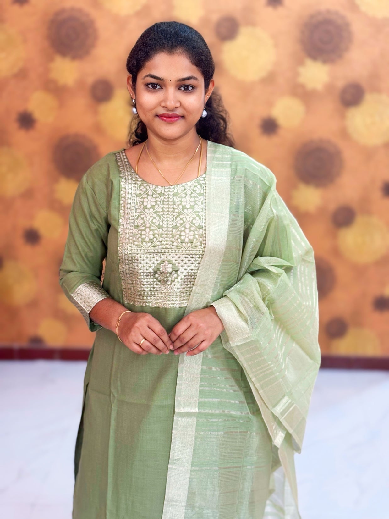 Kurta Palazzo set With Dupatta - PSD 1111