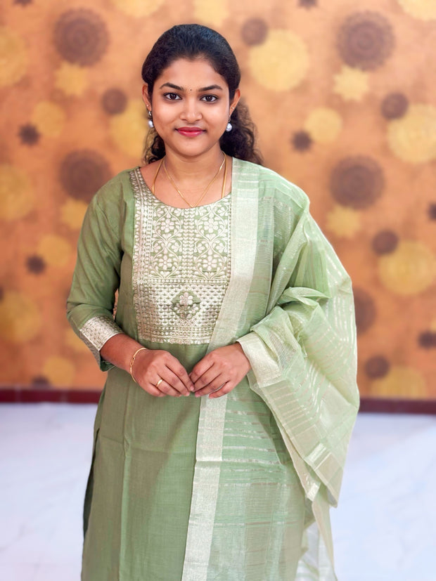 Kurta Palazzo set With Dupatta - PSD 1111