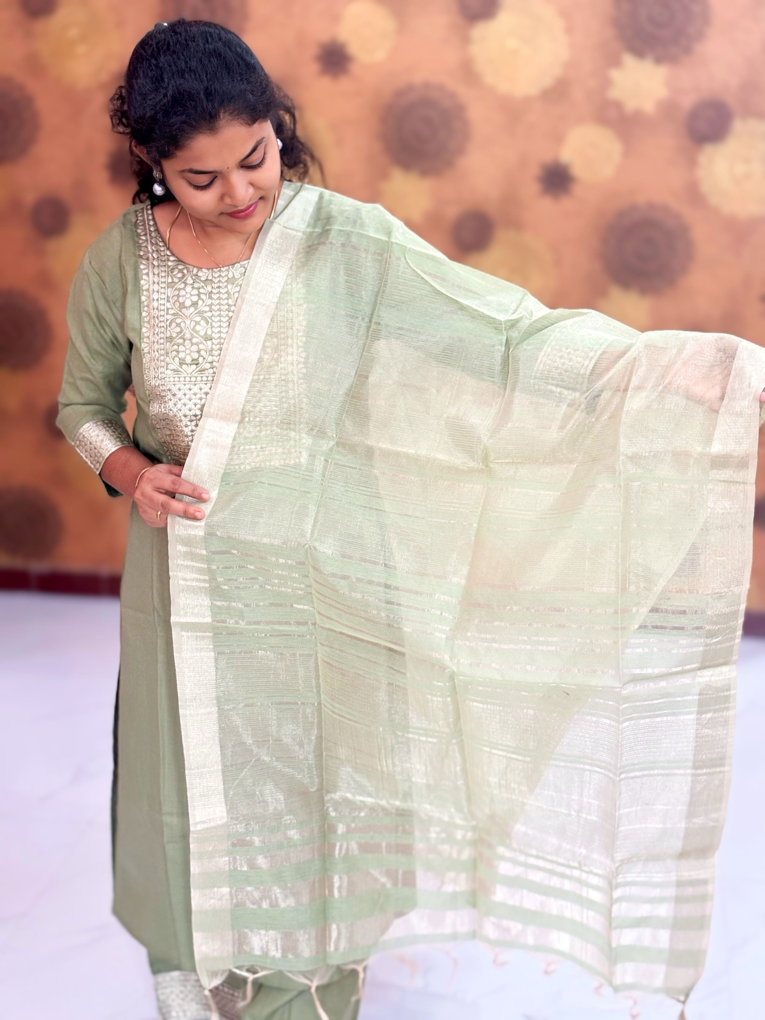 Kurta Palazzo set With Dupatta - PSD 1111