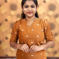 Silk Cotton Kurti with Lining - SCK 0001