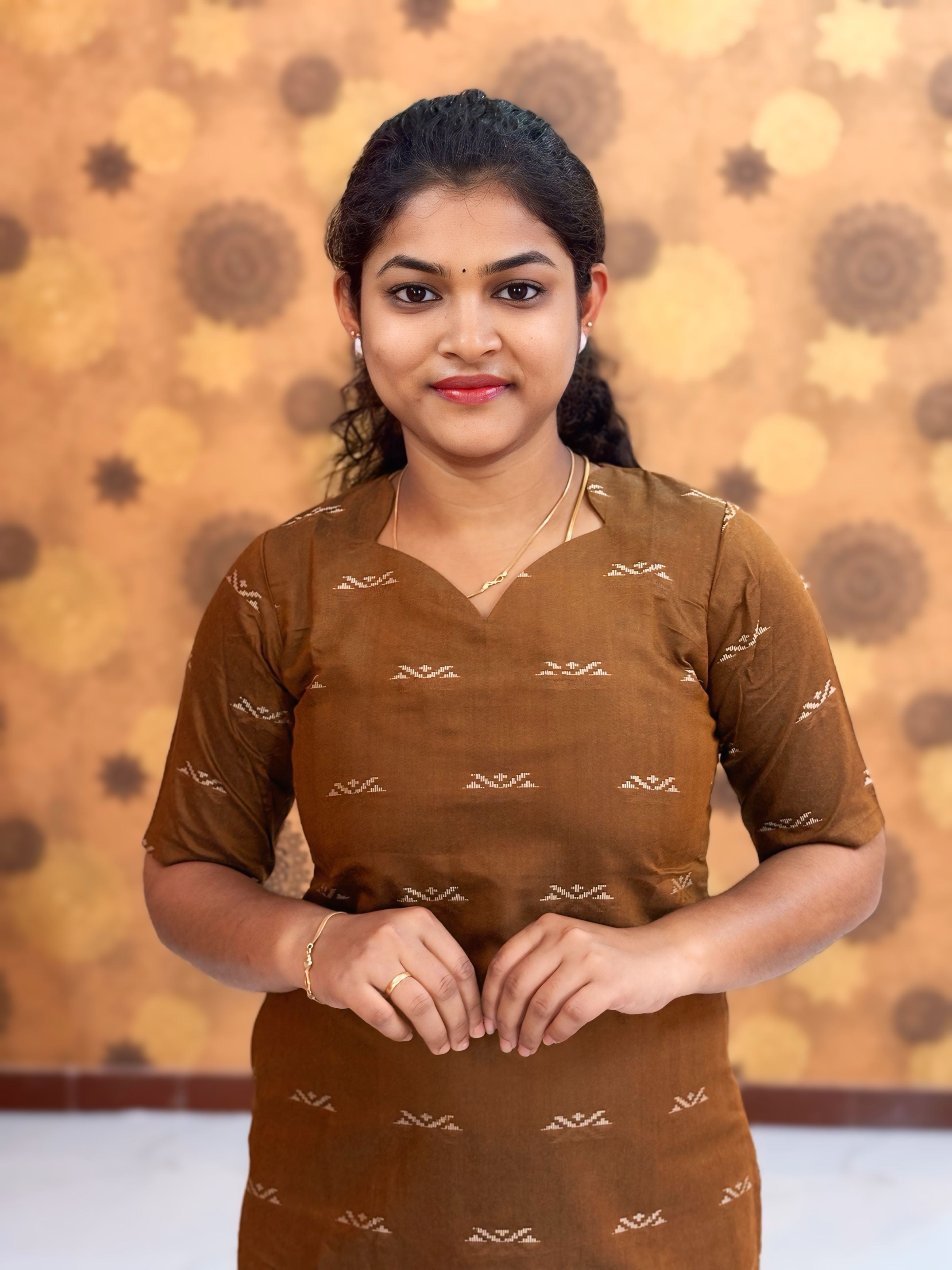 Silk Cotton Kurti with Lining - SCK 0002