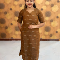 Silk Cotton Kurti with Lining - SCK 0002