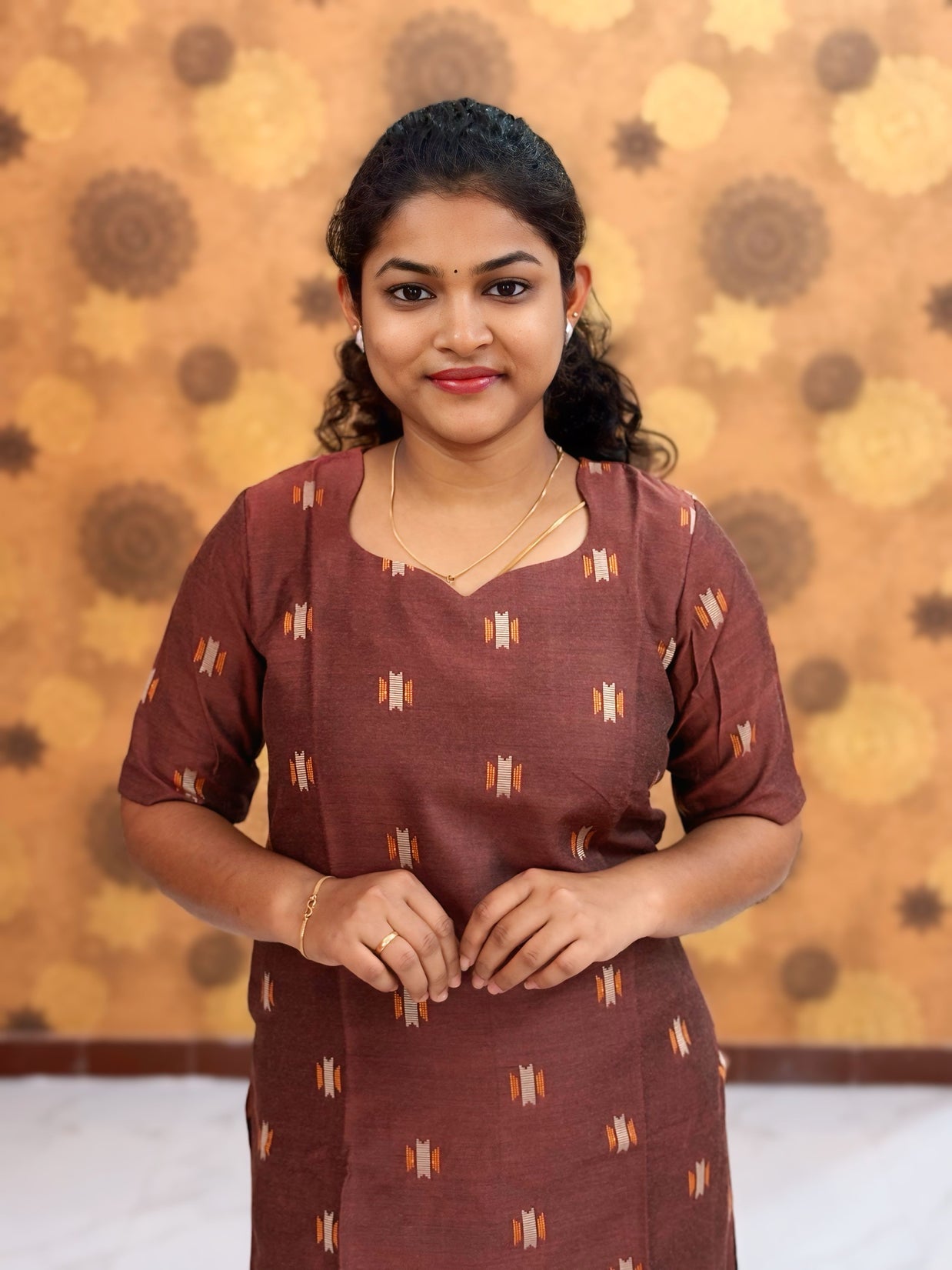 Silk Cotton Kurti with Lining - SCK 0005