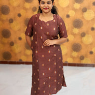 Silk Cotton Kurti with Lining - SCK 0005