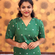 Silk Cotton Kurti with Lining - SCK 0006