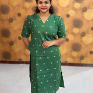 Silk Cotton Kurti with Lining - SCK 0006