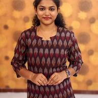 Handloom Ikkat Cotton with Lining - HIK 0009