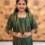 Handloom Ikkat Cotton with Lining - HIK 0008