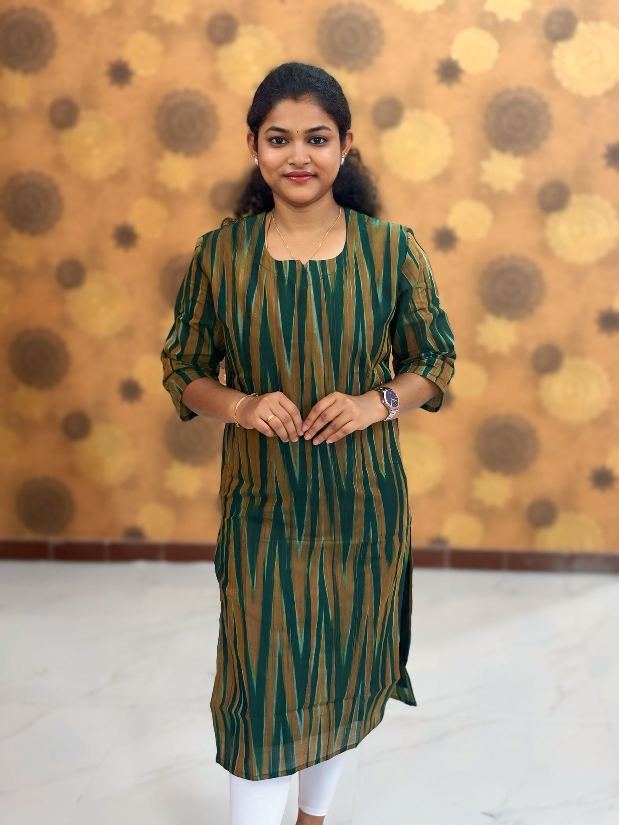 Handloom Ikkat Cotton with Lining - HIK 0008