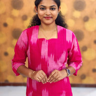 Handloom Ikkat Cotton with Lining - HIK 0007