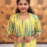 Handloom Ikkat Cotton with Lining - HIK 0006