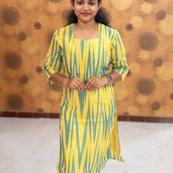 Handloom Ikkat Cotton with Lining - HIK 0006