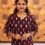 Handloom Ikkat Cotton with Lining - HIK 0001