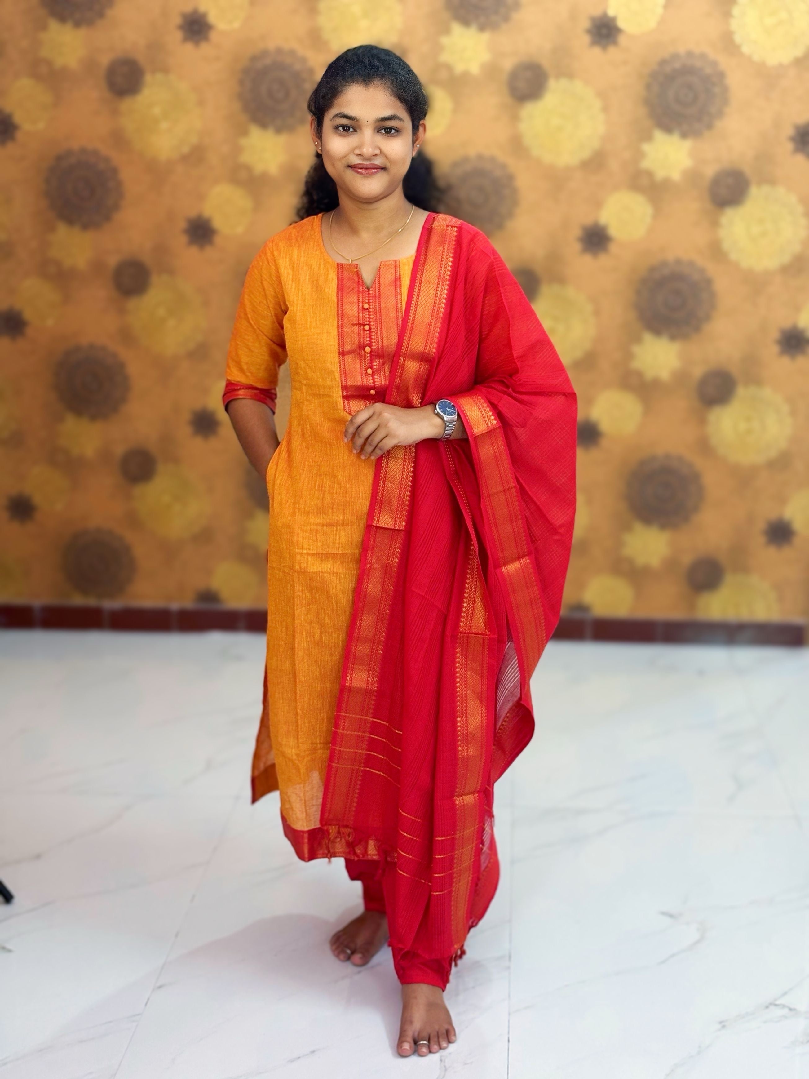 Mangalagiri Cotton Salwar Set - MCS 1123